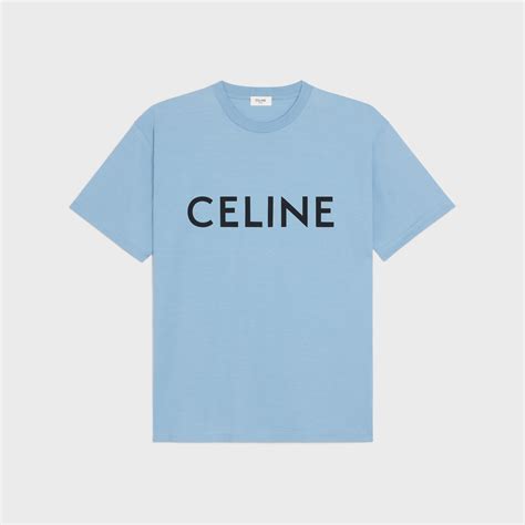 celine baby blue t shirt|WOMEN'S LUXURY BLUE T SHIRTS AND SWEATSHIRTS.